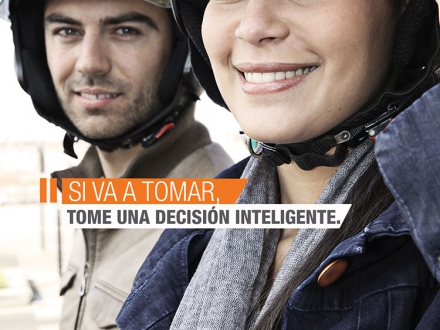 ¡Si vas a tomar, toma una decisión inteligente!