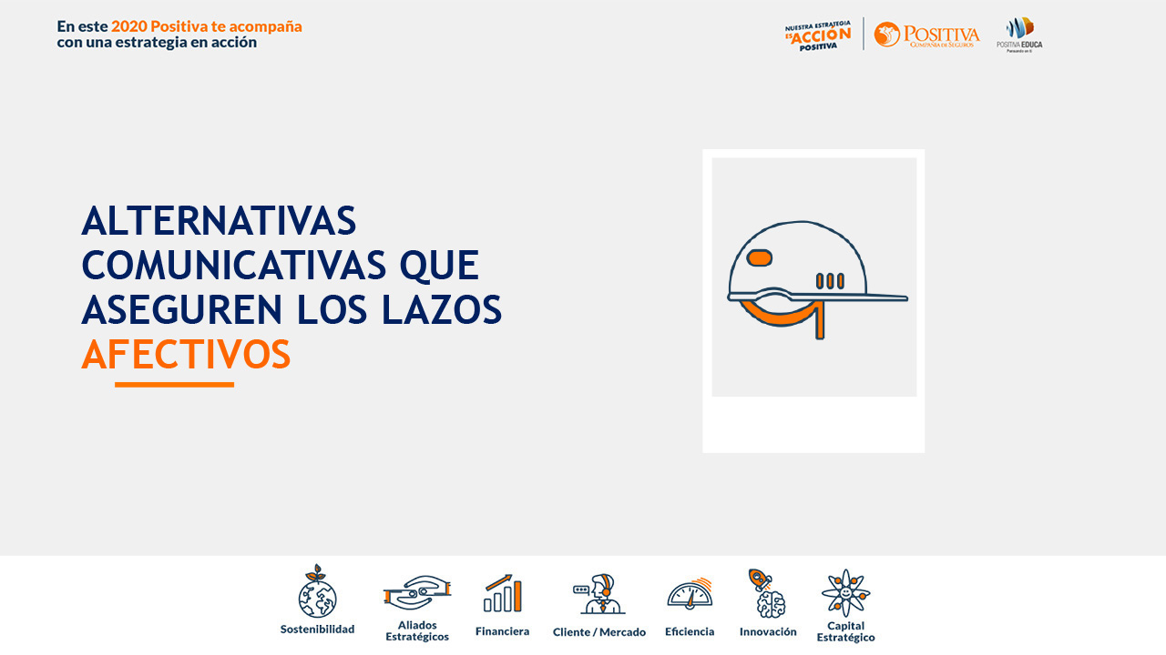 Alternativas comunicativas que aseguren los lazos afectivos