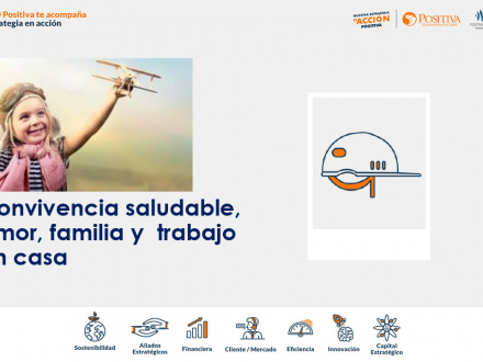 Convivencia saludable, amor, familia y trabajo en casa