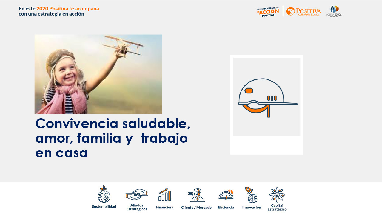 Convivencia saludable, amor, familia y trabajo en casa