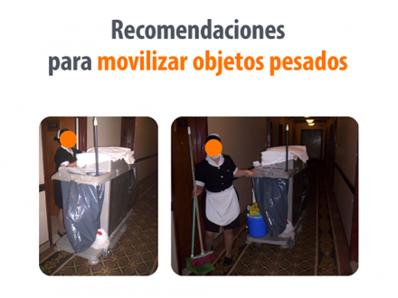 Recomendaciones para movilizar objetos pesados