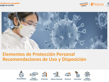 Elementos de protección personal, recomendaciones de uso y disposición