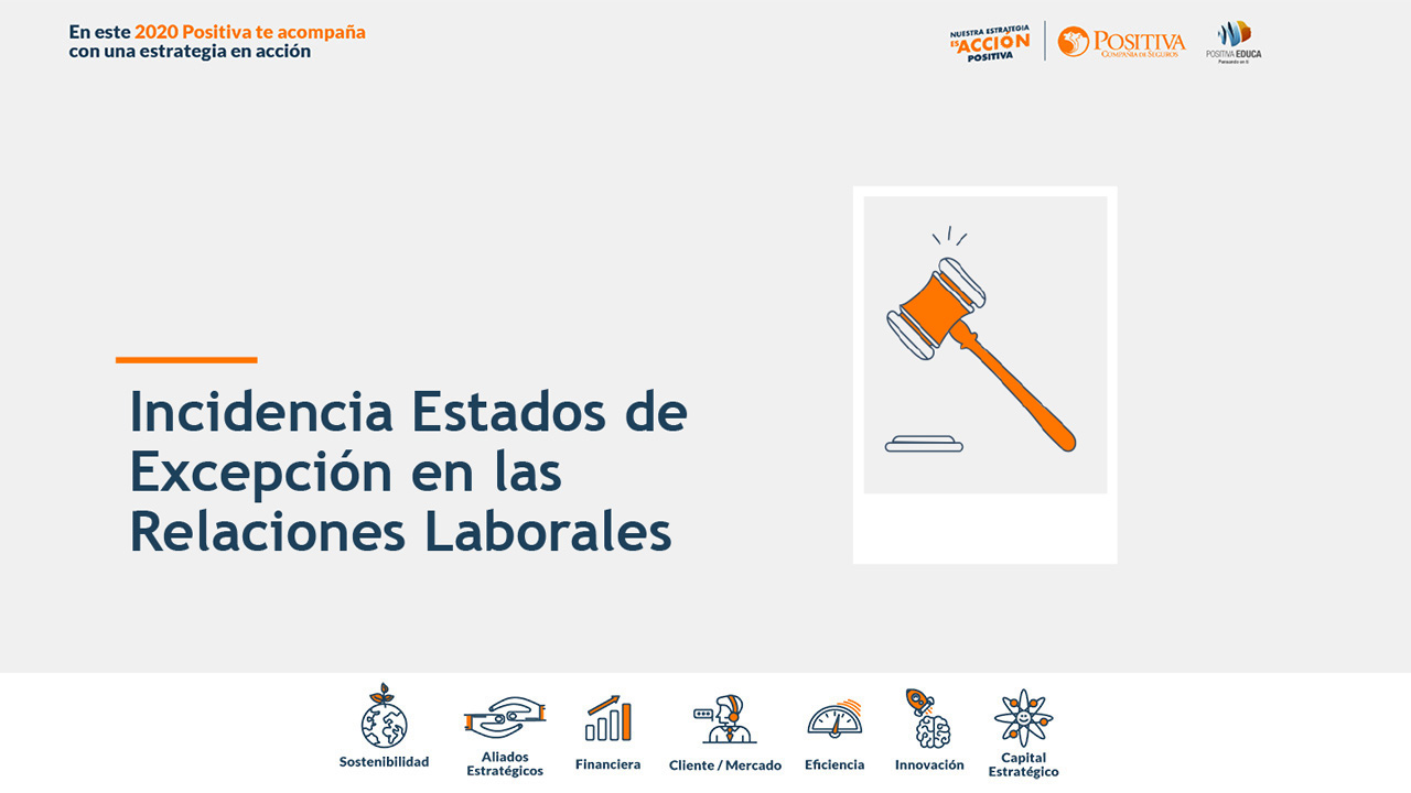 Incidencia estados de excepción en las relaciones laborales