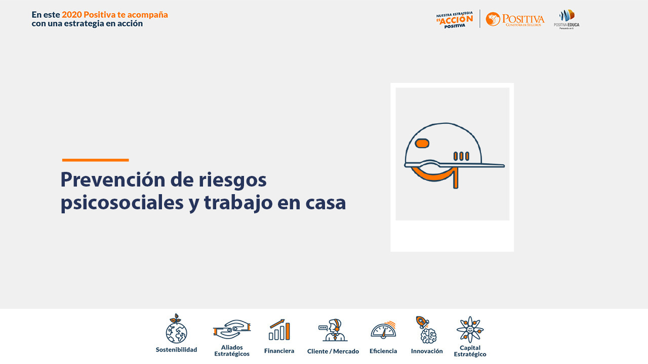 Prevención de riesgos psicosociales y trabajo en casa