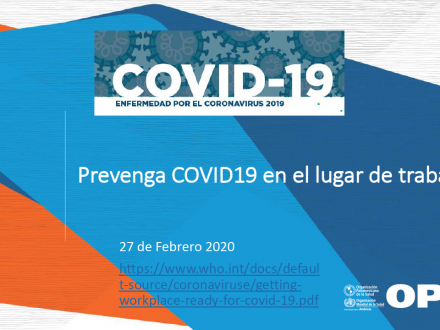 Prevenga covid-19 en el lugar de trabajo