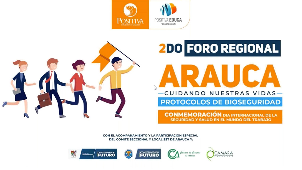 2° Foro regional: Arauca, cuidando nuestra vida, protocolos de bioseguridad