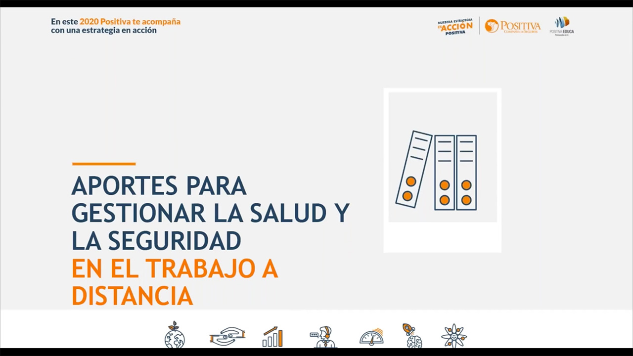 Aportes para gestionar la salud y las seguridad en el trabajo a distancia