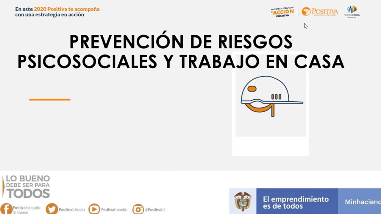 Prevención de riesgos psicosociales y trabajo en casa (mayo 8, 2020)
