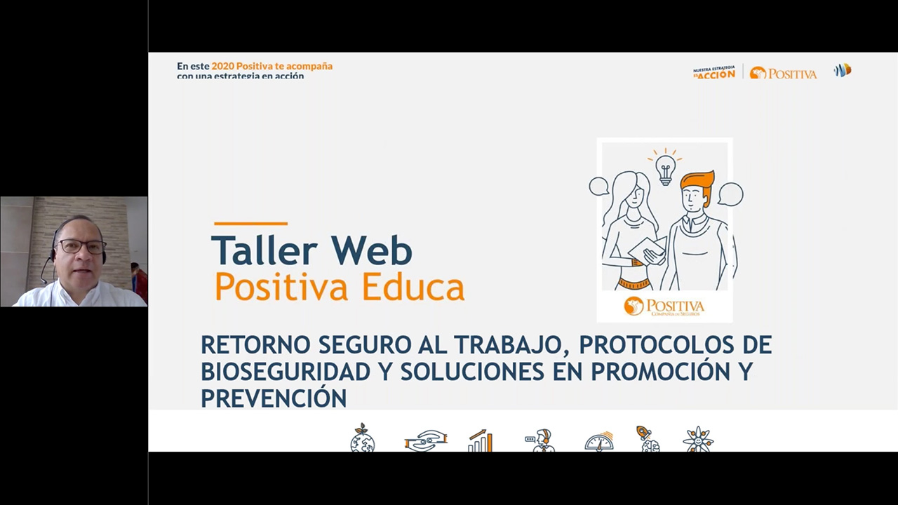 Retorno seguro al trabajo, protocolos de bioseguridad y soluciones en promoción y prevención