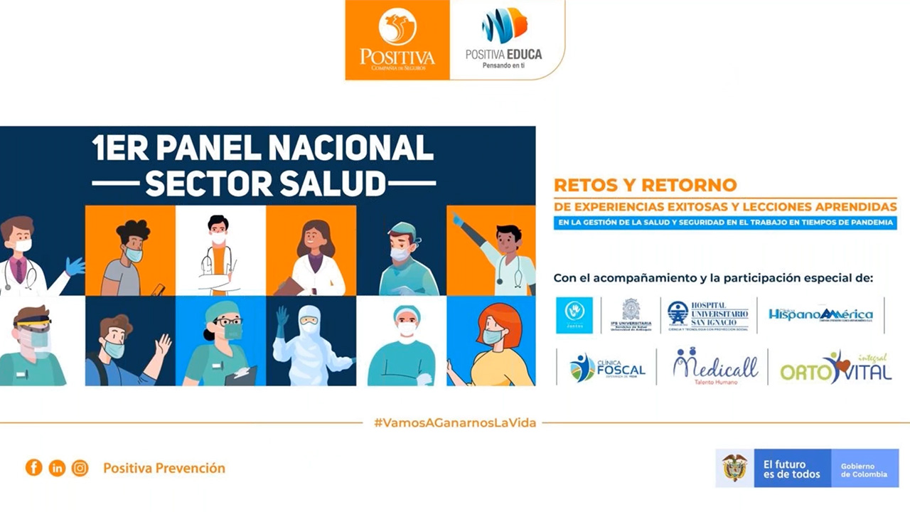 1° Panel Nacional sector salud: retos y retorno de experiencias exitosas y lecciones aprendidas