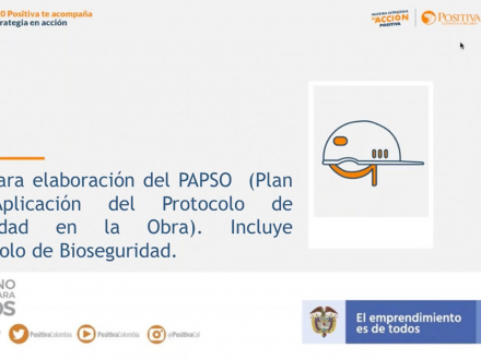 ABC para elaboración del PAPSO (Plan de aplicación del protocolo de seguridad en la obra)