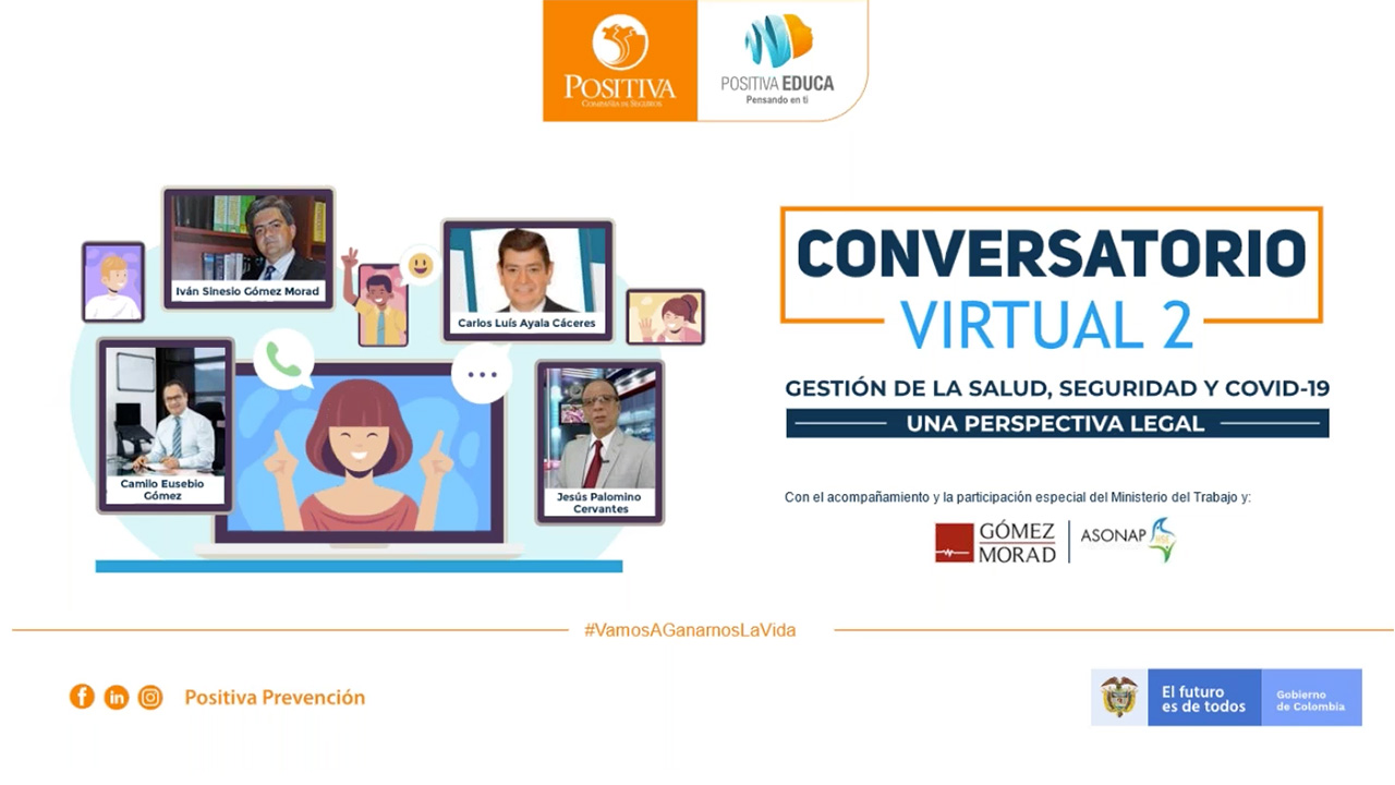 Conversatorio virtual 2, gestión de la salud, seguridad y covid-19, una perspectiva legal