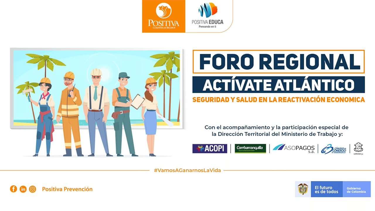 Foro regional: Actívate Atlántico, seguridad y salud en la reactivación económica