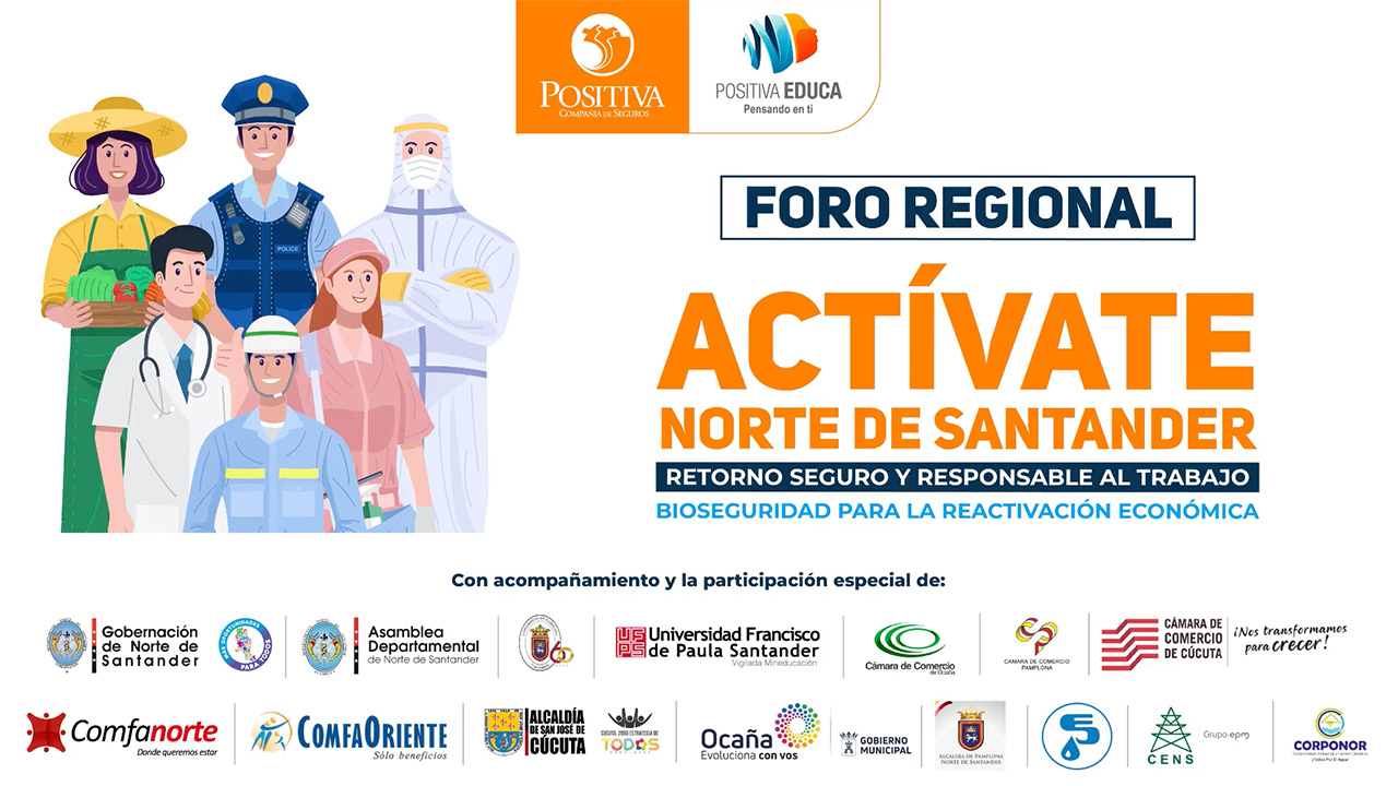 Foro regional: Actívate Norte de Santander, retorno seguro y responsable al trabajo