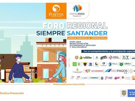 Foro regional, siempre Santander: unidos paramos el coronavirus