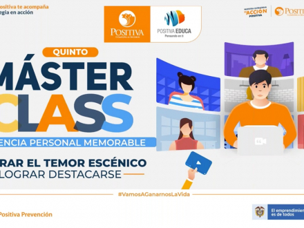 5° Máster Class, “Presencia personal memorable", superar el temor escénico y lograr destacarse