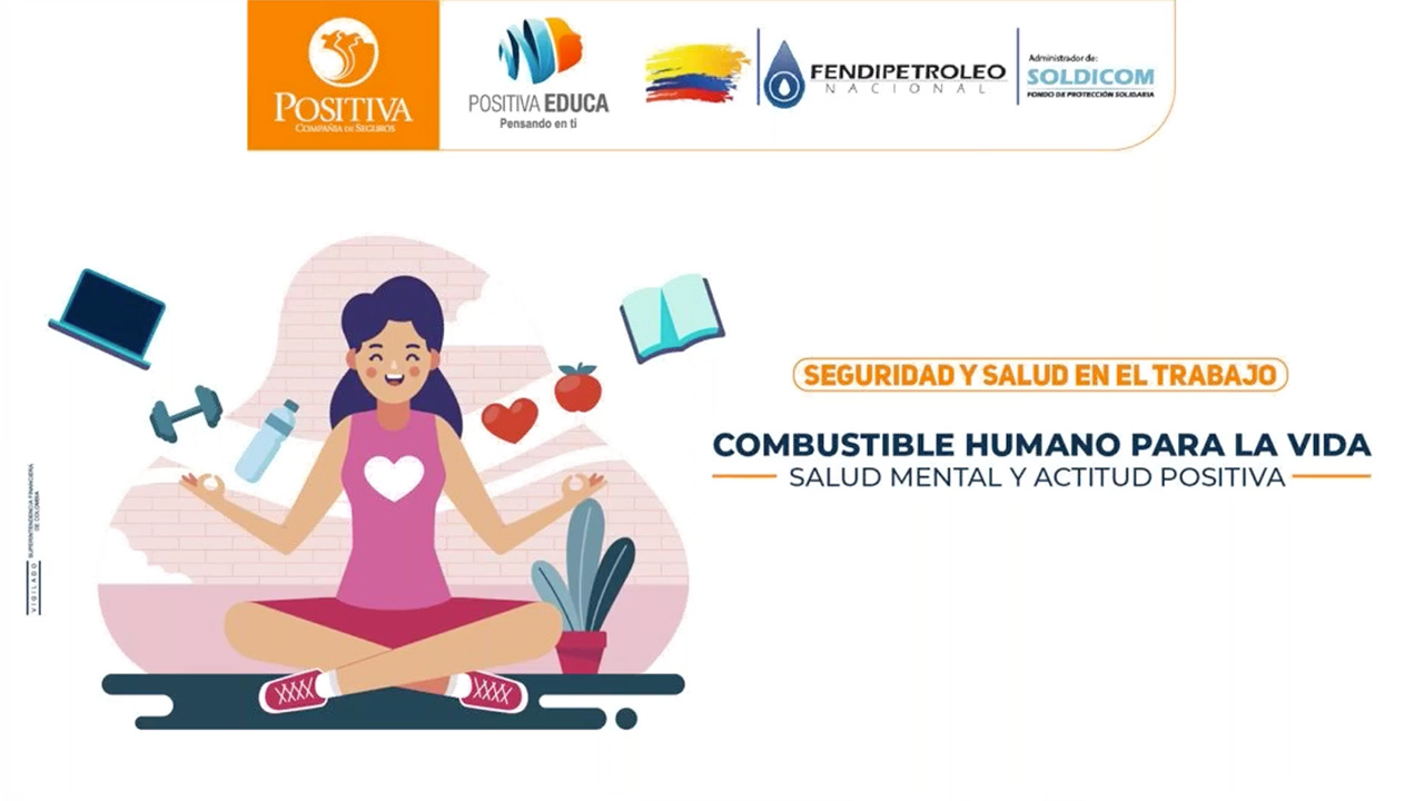 Combustible humano para la vida, salud mental y actitud positiva
