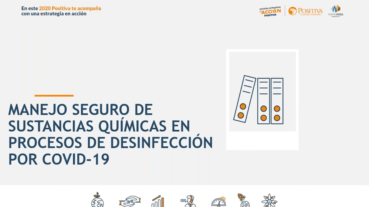 Manejo de sustancias químicas en procesos de desinfección por covid-19