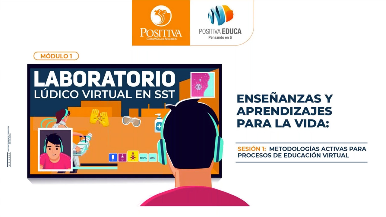 Laboratorio lúdico virtual SST. Sesión 1: Metodologías activas para procesos de educación virtual