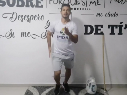 Muévete y contágiate de prevención, “tono muscular”