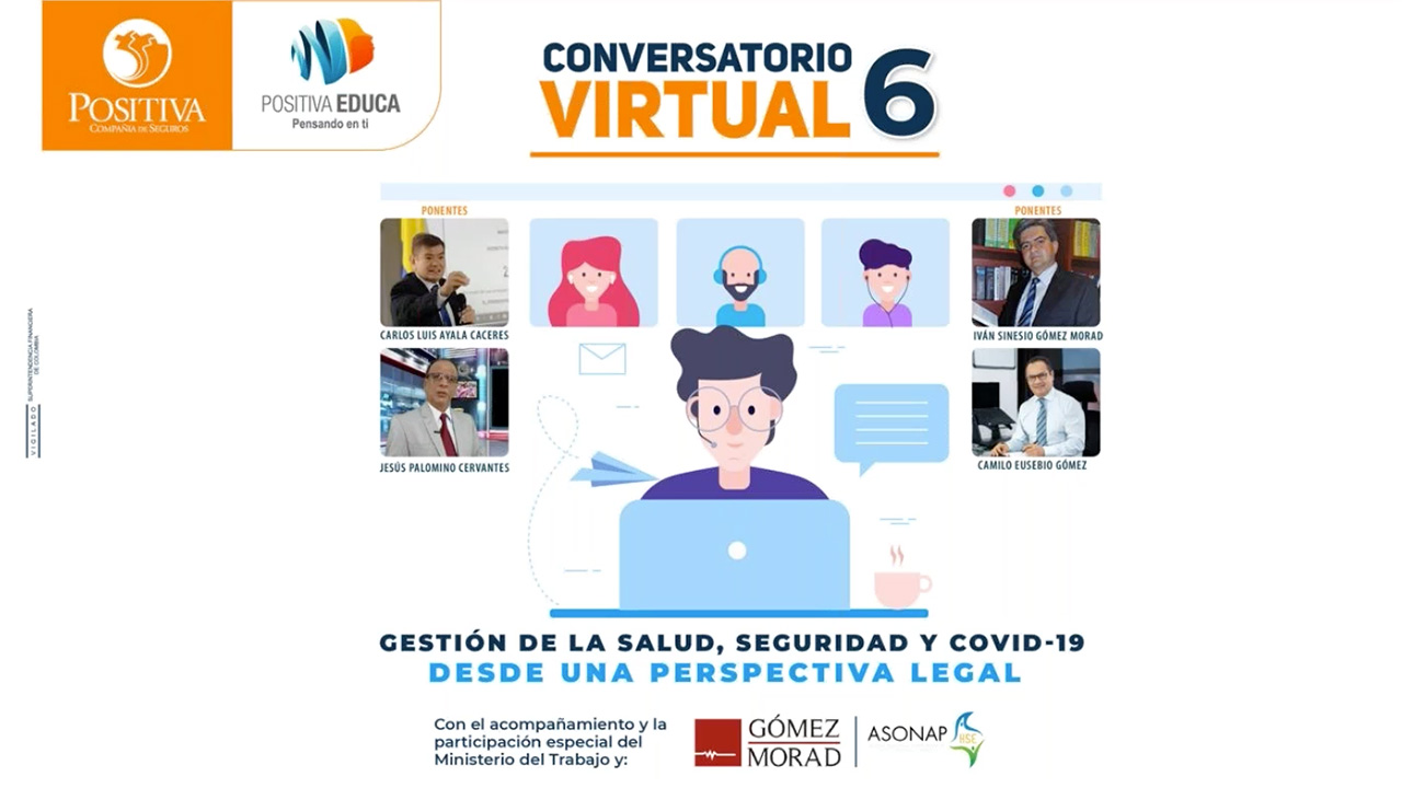 Conversatorio virtual 6, gestión de la salud, seguridad y covid-19, una perspectiva legal