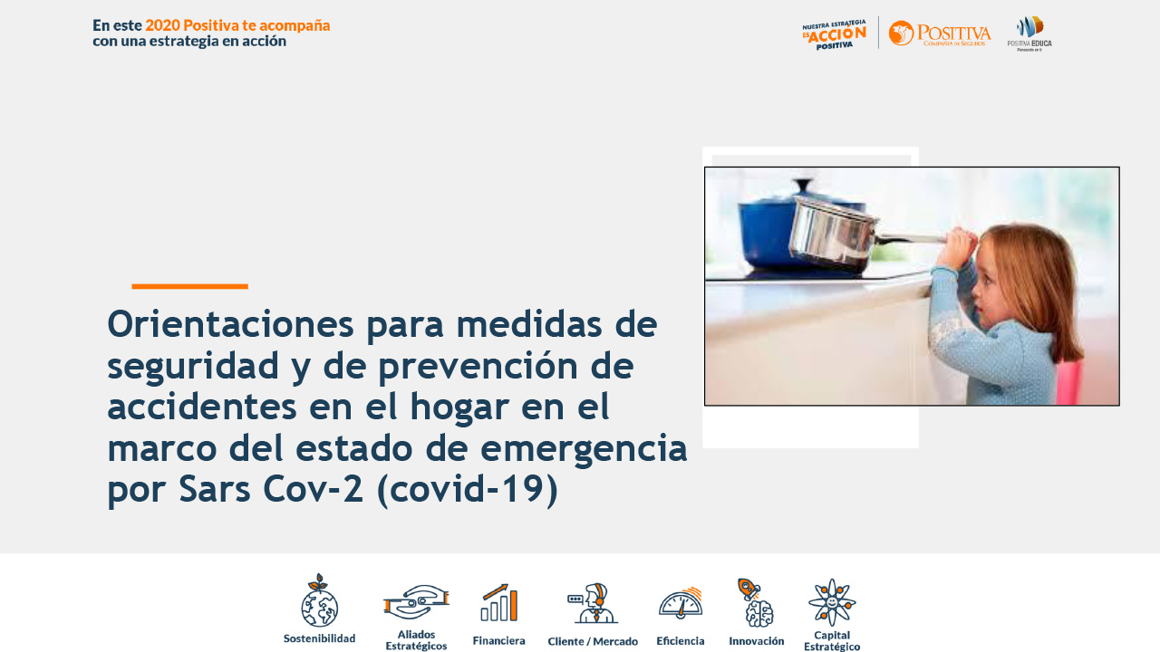 Orientaciones para medidas de seguridad y prevención de accidentes en el hogar en el marco del estado de emergencia por SARS COV-2 (covid-19)