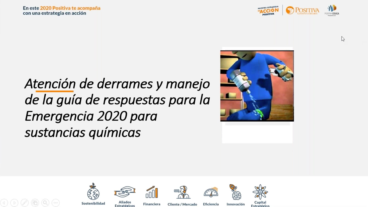Atención de derrames y manejo de la guía de respuesta para la emergencia 2020 para sustancias químicas
