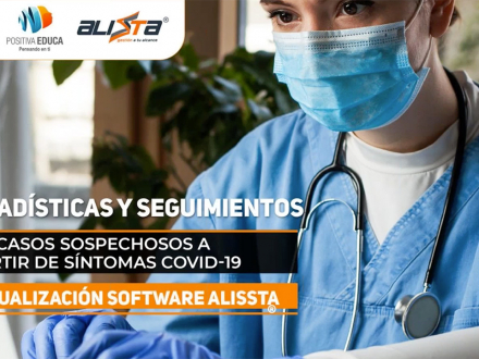 Estadísticas y seguimiento de casos sospechosos a partir de síntomas covid-19: actualización software Alissta