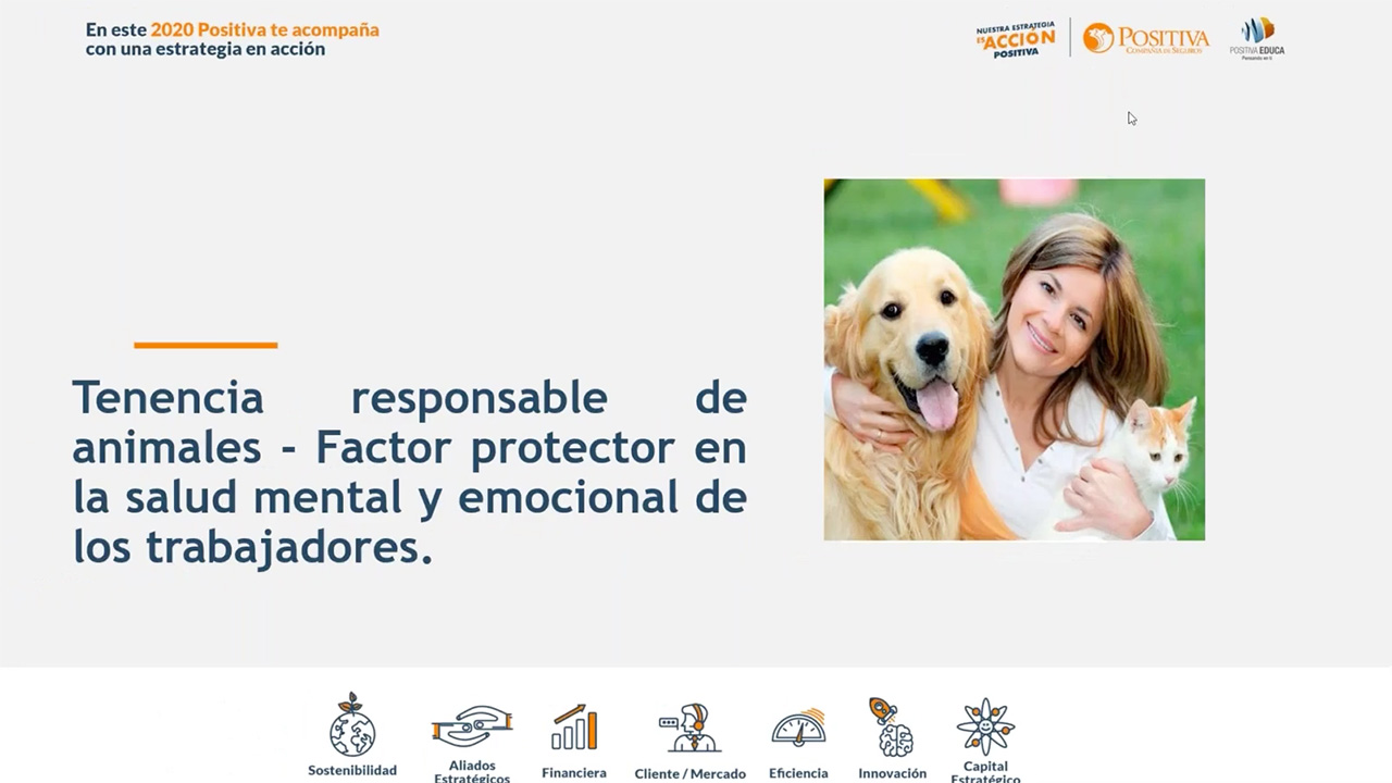 Tenencia responsable de animales - Factor protector en la salud mental y emocional de los trabajadores