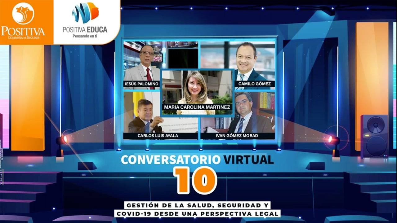 Conversatorio virtual 10, gestión de la salud, seguridad y covid-19, una perspectiva legal