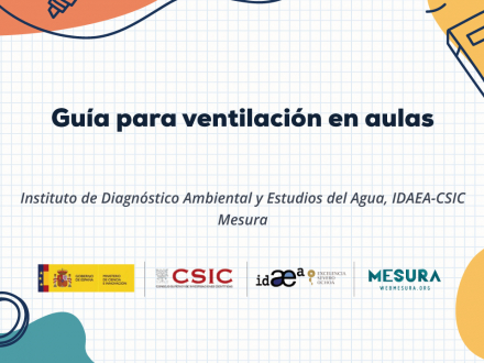 Guía para ventilación en aulas
