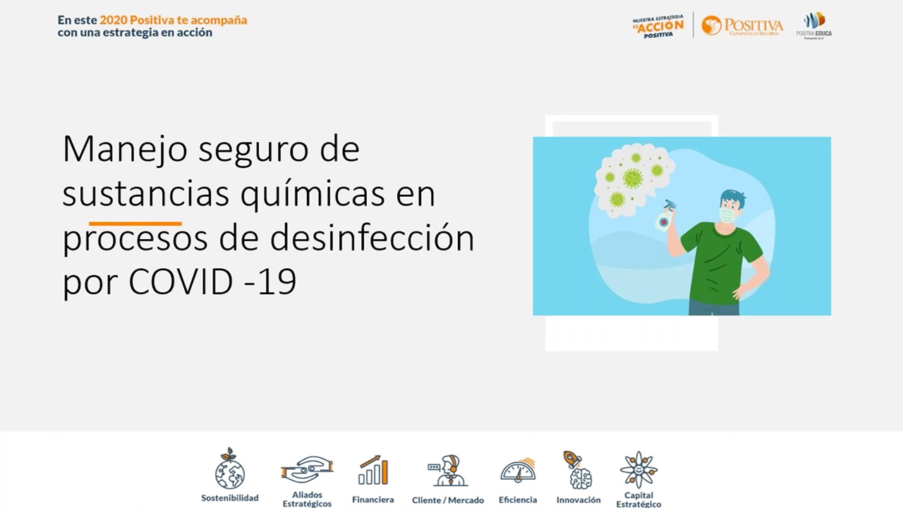 Manejo seguro de sustancias químicas en procesos de desinfección por covid-19 (octubre 22, 2020)