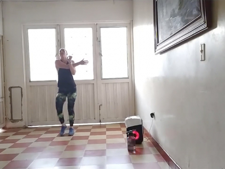 Muévete y contágiate de prevención, “coreografía de Thriller”