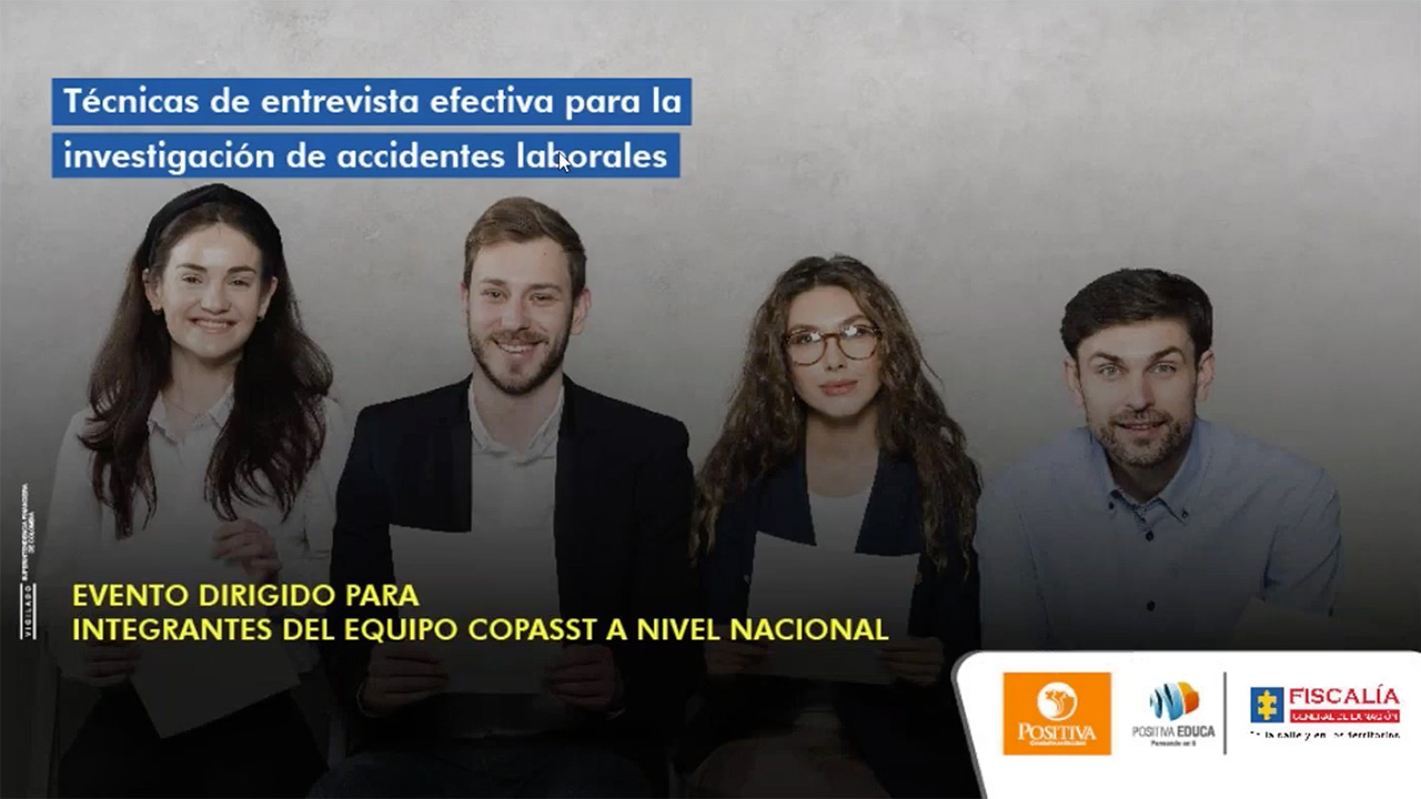 Técnicas de entrevista efectiva para la investigación de accidentes laborales (octubre 15, 2020)