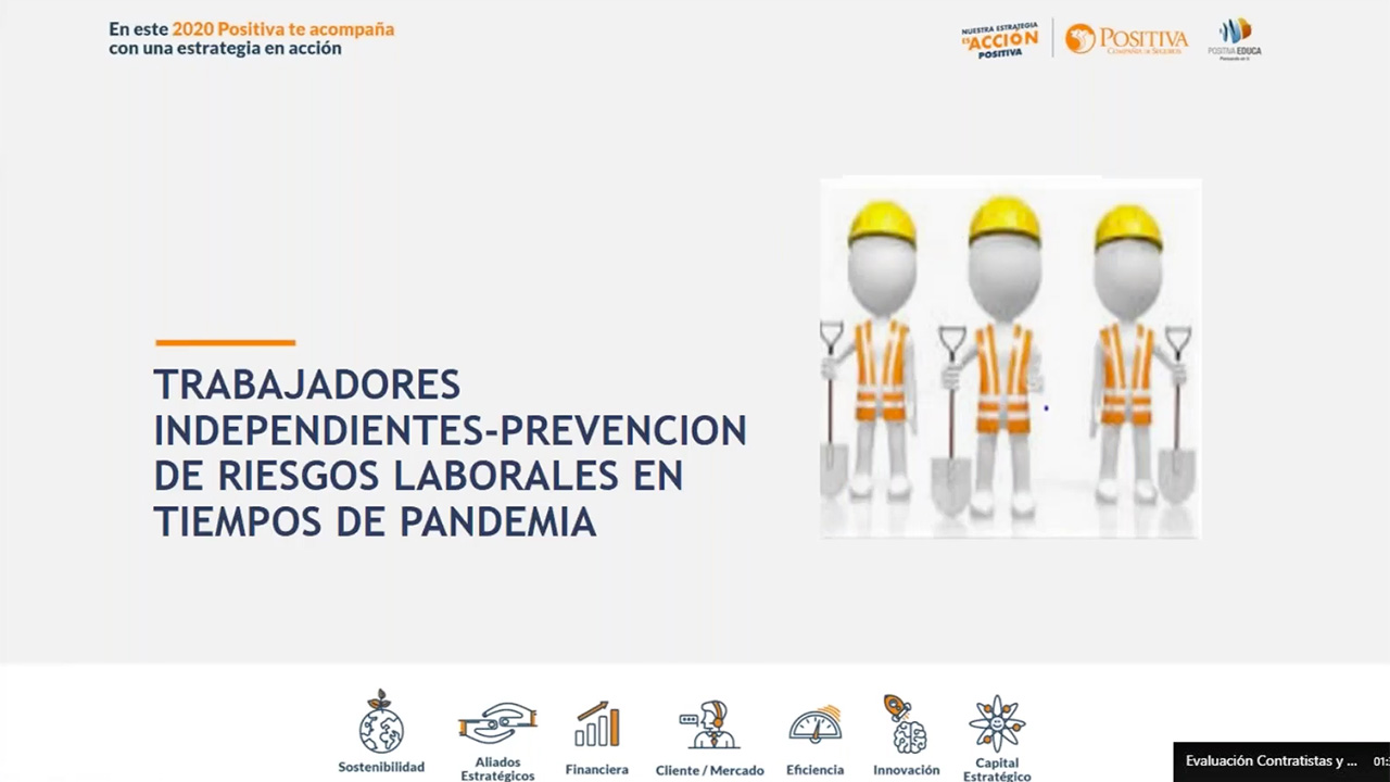 Trabajadores independientes, prevención de riesgos laborales en tiempos de pandemia