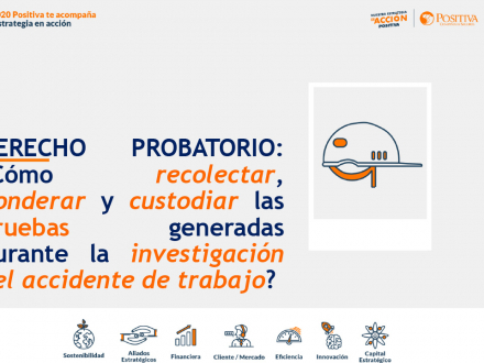 Derecho probatorio: ¿cómo recolectar, ponderar y custodiar las pruebas generadas durante la investigación de accidentes de trabajo?