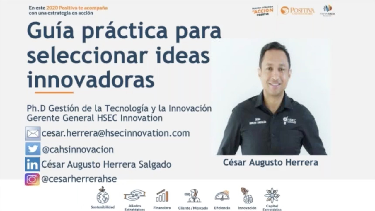 Guía práctica para seleccionar ideas innovadoras