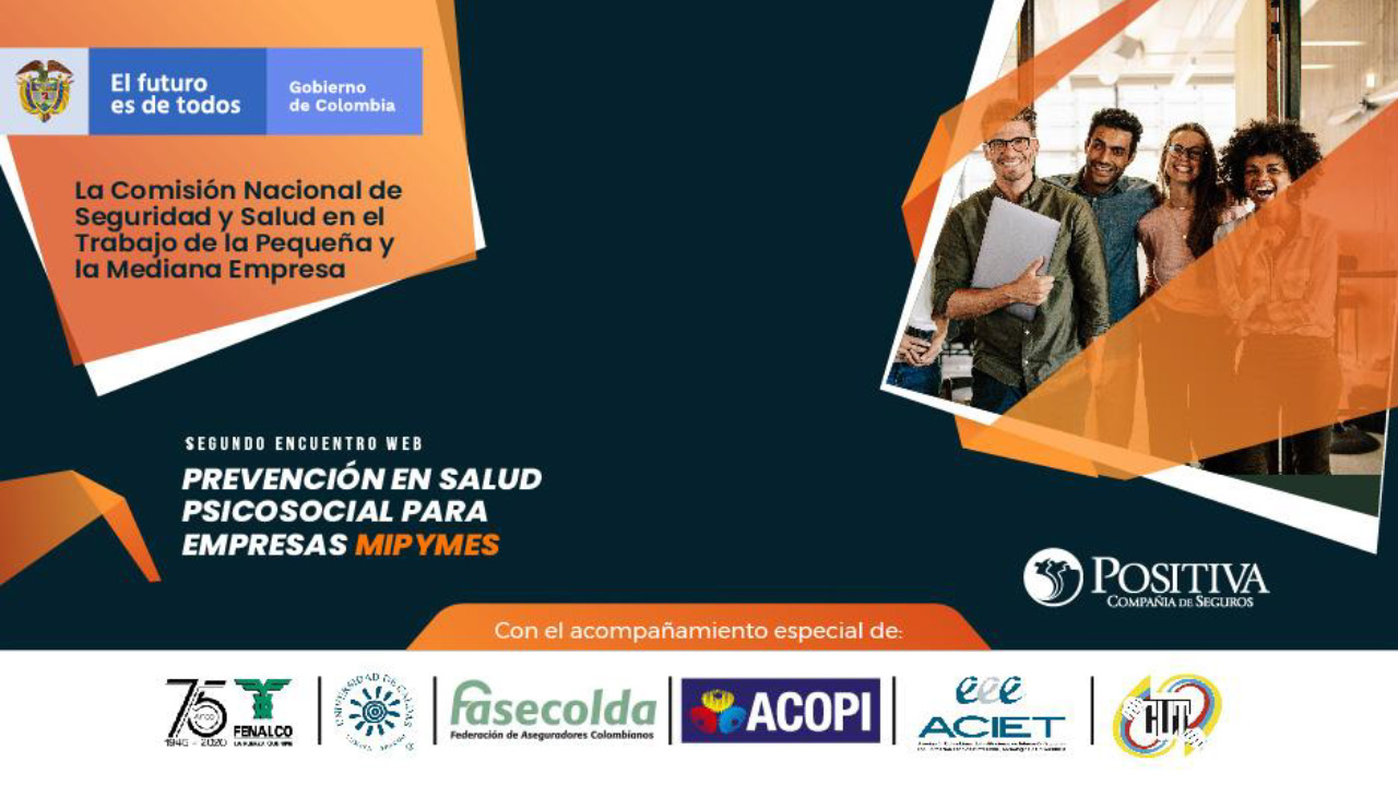 2° Encuentro web: Prevención en salud psicosocial para empresas Mipymes