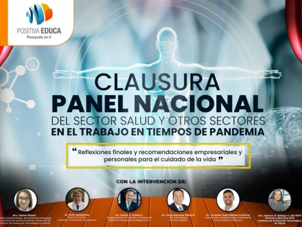 Clausura Panel Nacional del sector salud y otros sectores