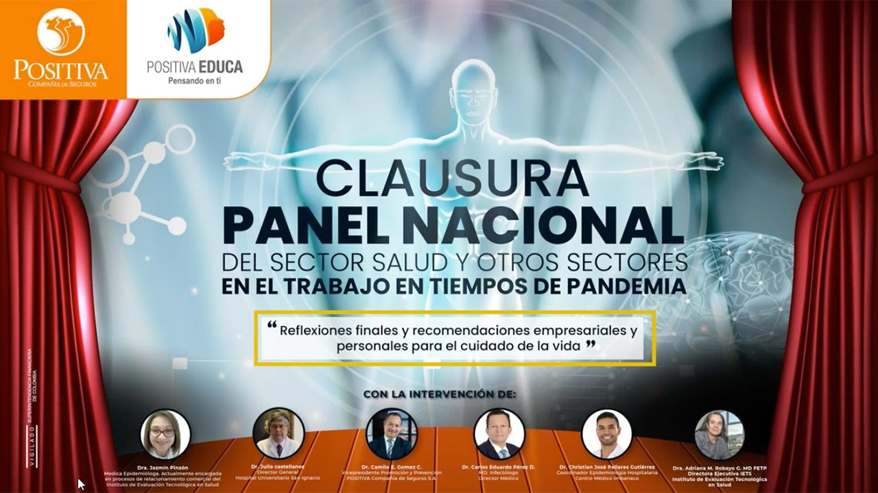 Clausura Panel Nacional del sector salud y otros sectores