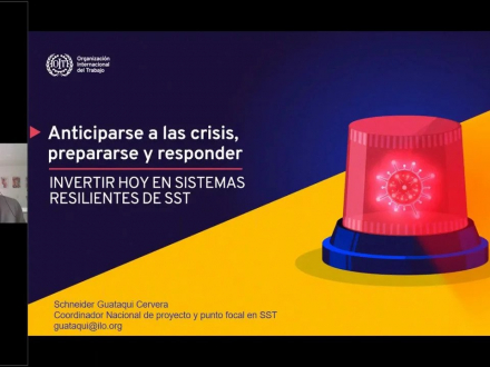 Intervención especial Organización Internacional del Trabajo (OIT) - Sistemas resilientes de seguridad y salud en el trabajo - Día mundial de la seguridad y salud en el trabajo 2021