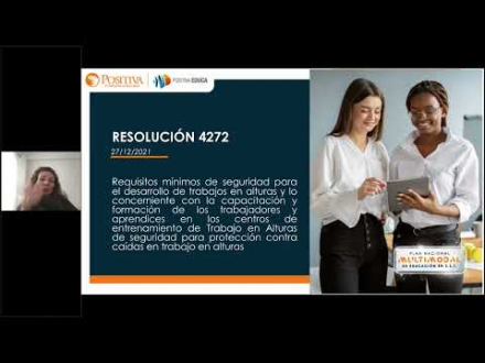 Programa P&P trabajo en alturas – RES. 4272/2021