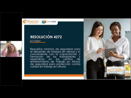 Prevención en trabajo en alturas – RES. 4272:2021