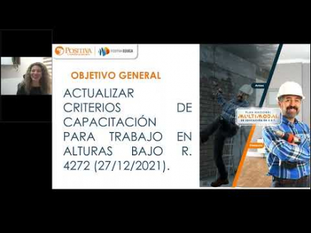 Capacitación:entrenamiento en trabajo en alturas – Res. 4272:2021