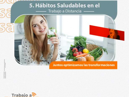 Hábitos saludables en el trabajo a distancia