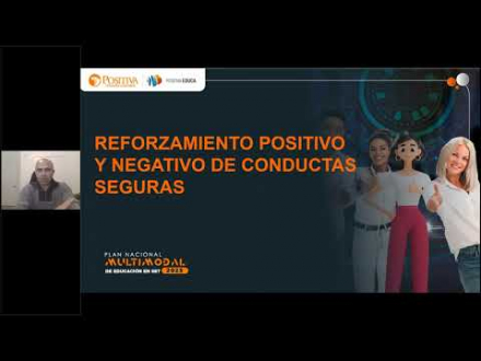 Reforzamiento positivo y negativo de conductas seguras
