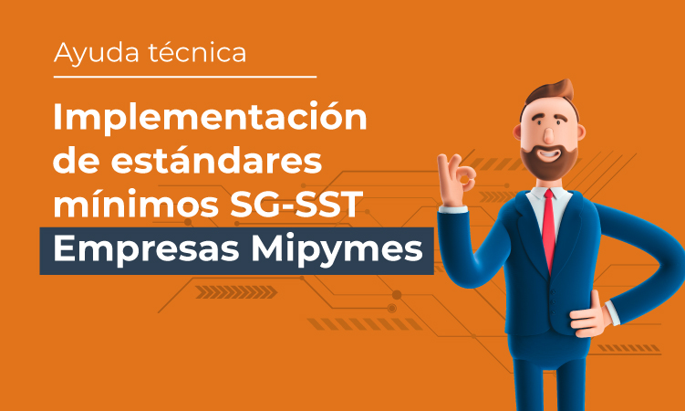 Boton Implementación de estándares mínimos de SG-SST en empresas Mipymes