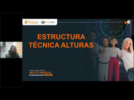 Estructura técnica en trabajo en alturas