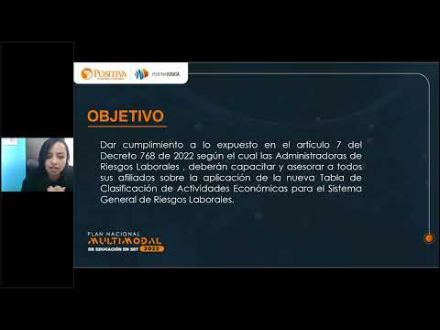 Abc decreto 768 de 2022- Actualización tabla de clasificación de actividades económicas, sesión 2