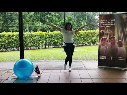 Actividades físicas para el cuidado de la salud en los entornos laborales "rumba" sesión 1